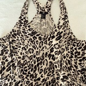 H&M leopard print sun dress - size medium